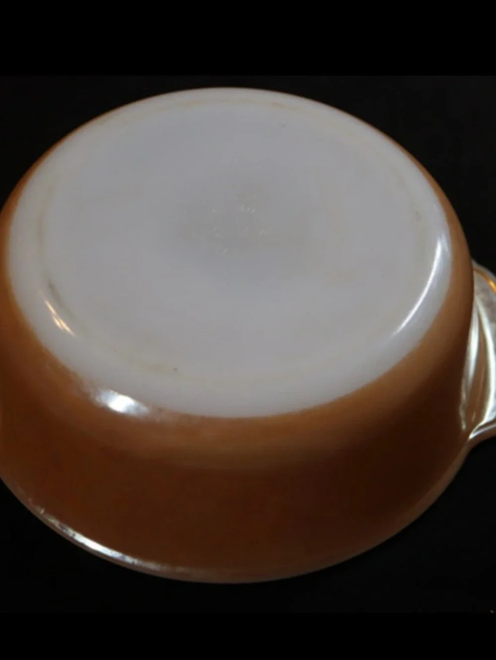 Vintage Fire King # 467 Peach Luster 1 ½“ Qt Round Baking Dish No Lid